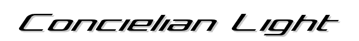 Concielian Light font